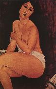 Amedeo Modigliani, Seated Female Nude